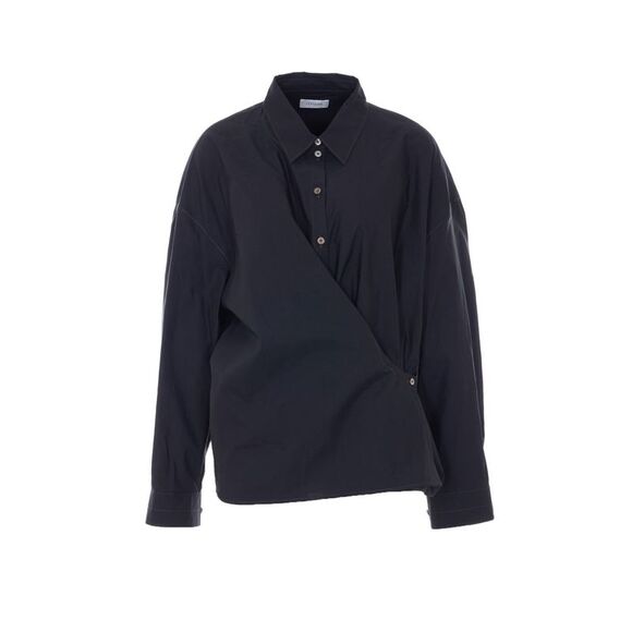 Lemaire Women Straight Collar Twisted Shirt